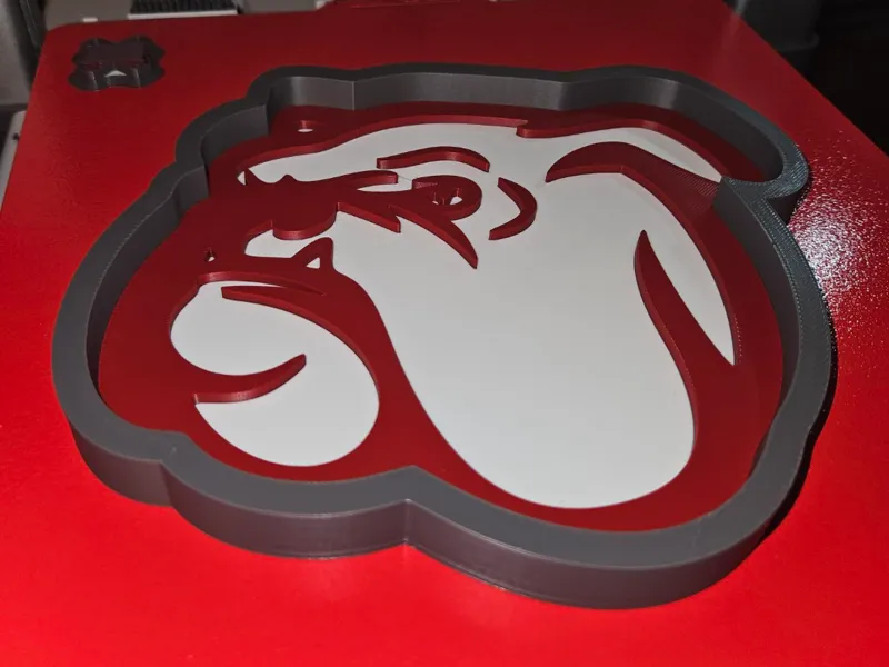 Bulldog Home Decor Tray