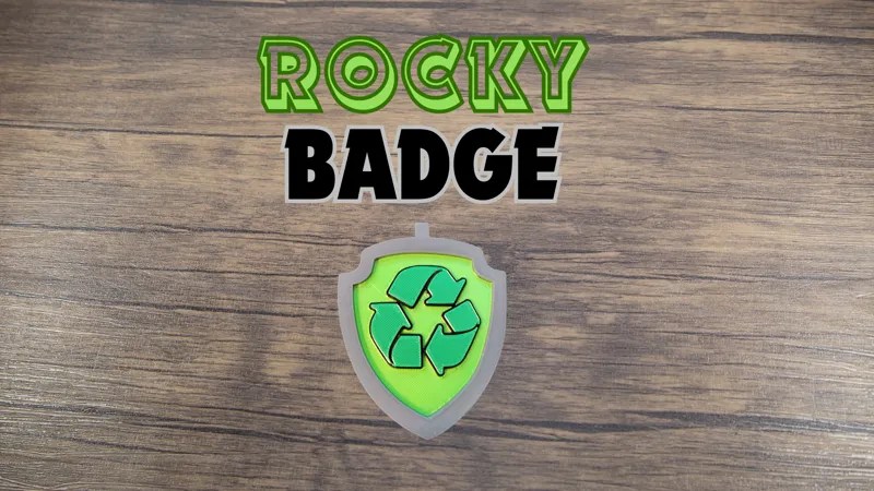 Rocky Badge - Paw Patrol