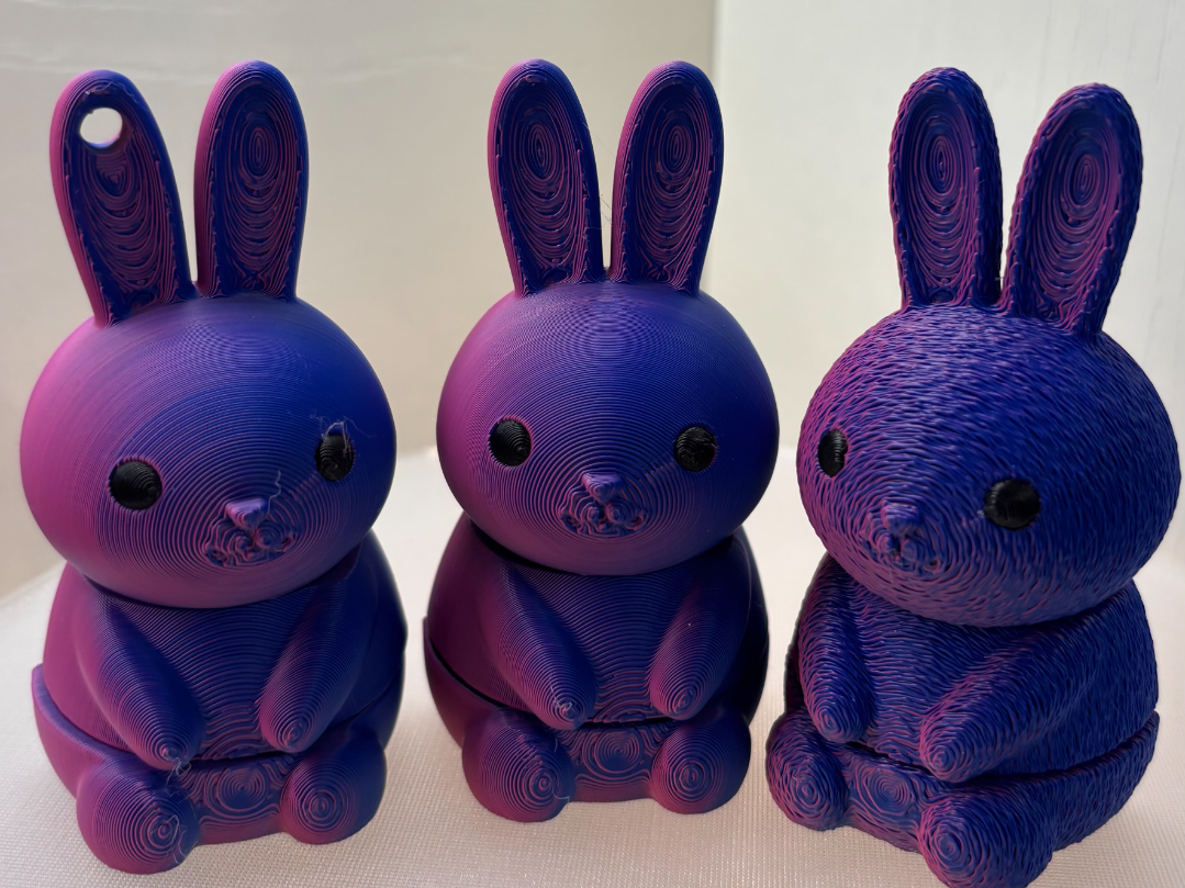 Cute Rabbit Flexi Keychain Easter (Free to sell)