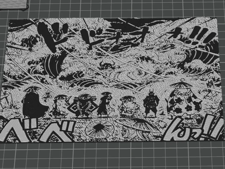One piece Wano Manga Panel