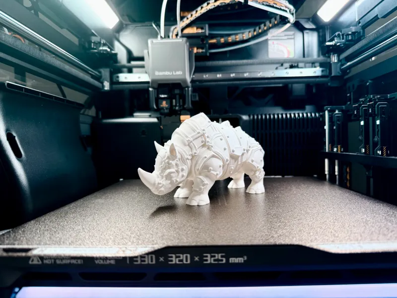 Armored rhino