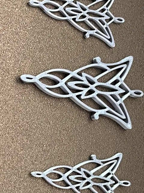 Lord of the rings (Evenstar Pendant and earrings)