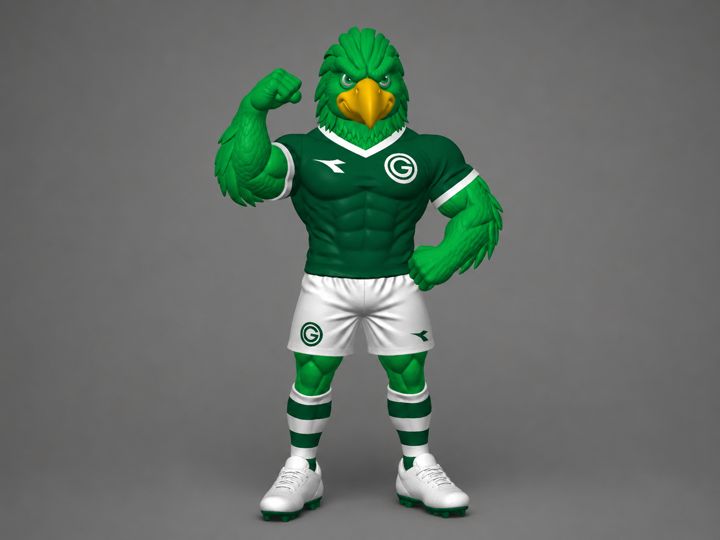 mascote do goias multicolor [ams] 4 cores