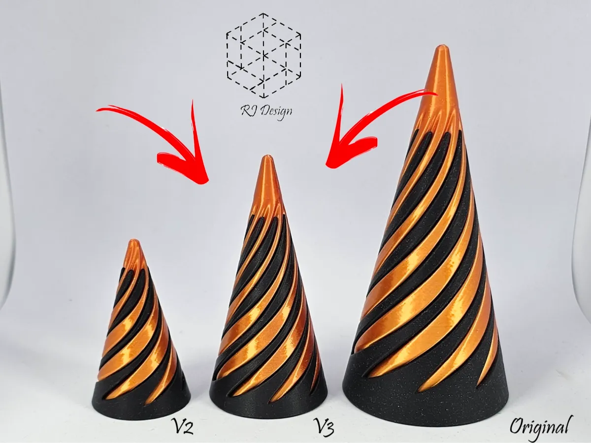 V3 Series - Vortex Thread Illusion - Free 3D Print Model - MakerWorld