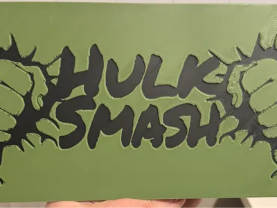 Hulk Smash HueForge