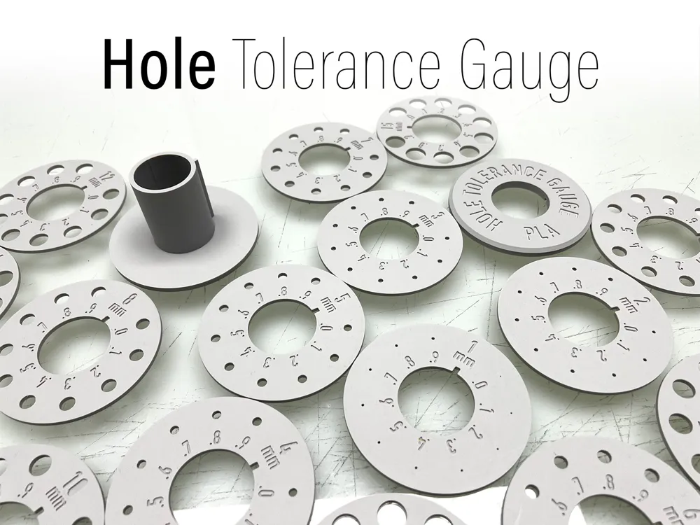 Hole Tolerance Gauge by One Maker Show MakerWorld