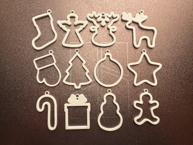Christmas Ornaments Set (12 Designs) – Fast Print