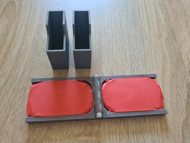 3D printed mold for key casting 
