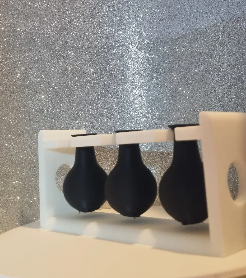 Trio Bloom - Set of 3 Mini Flower Holders - Free 3D Print Model ...