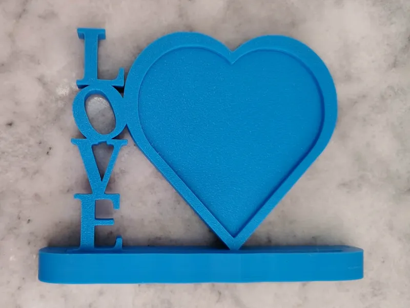 1 heart photo frame