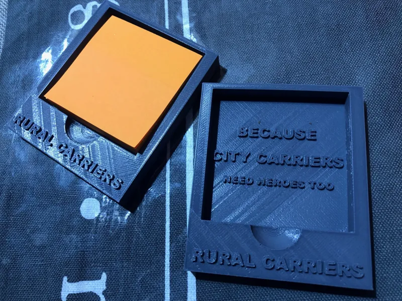 USPS Post it notepad holder