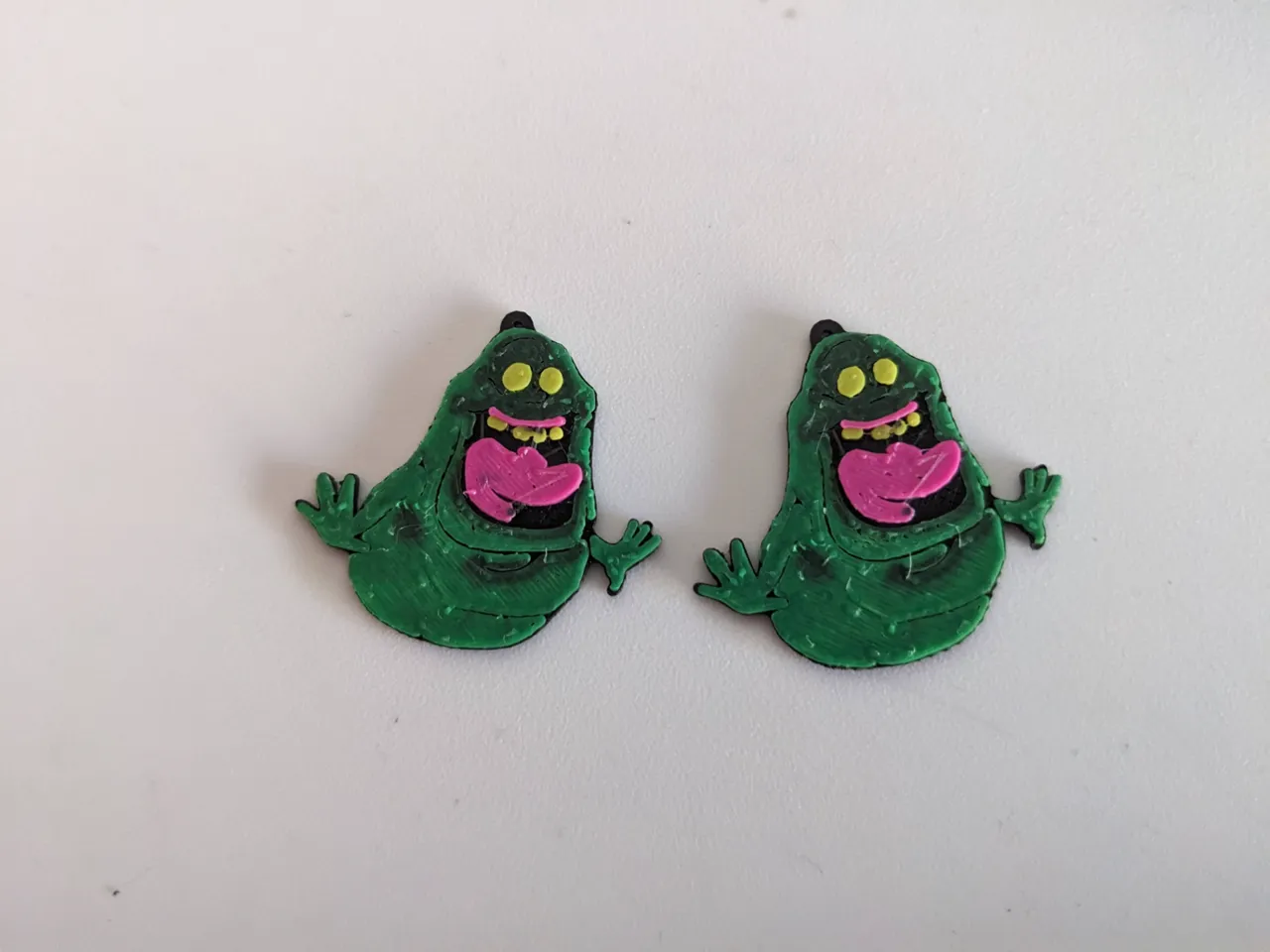 Slimer Ghostbusters Earrings view 2