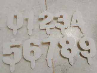 Number Candle Holder