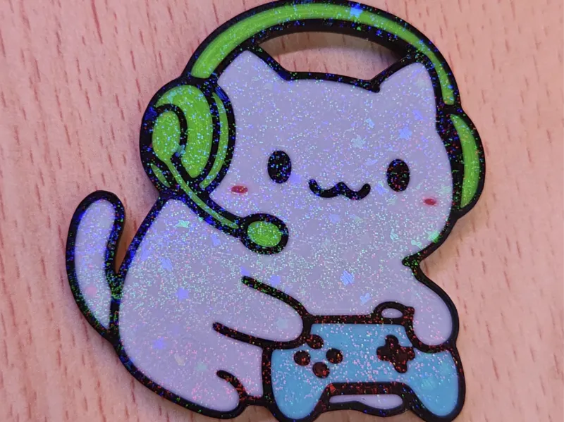 Gaming Bongo Cat Magnet