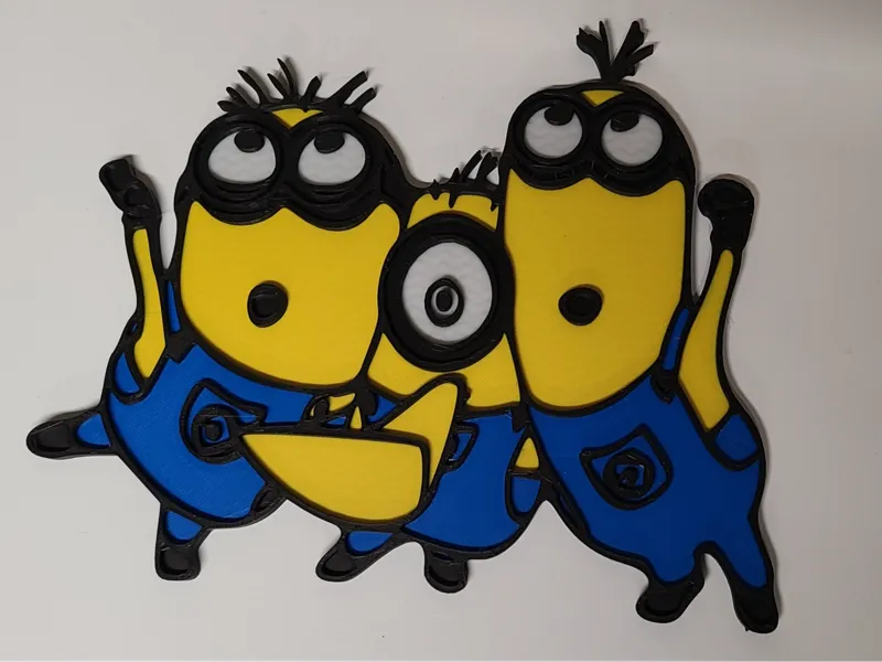 Minions Cake Topper Sign Decoration