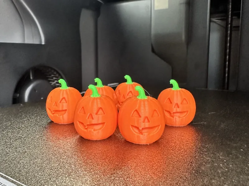 little Halloween pumpkin