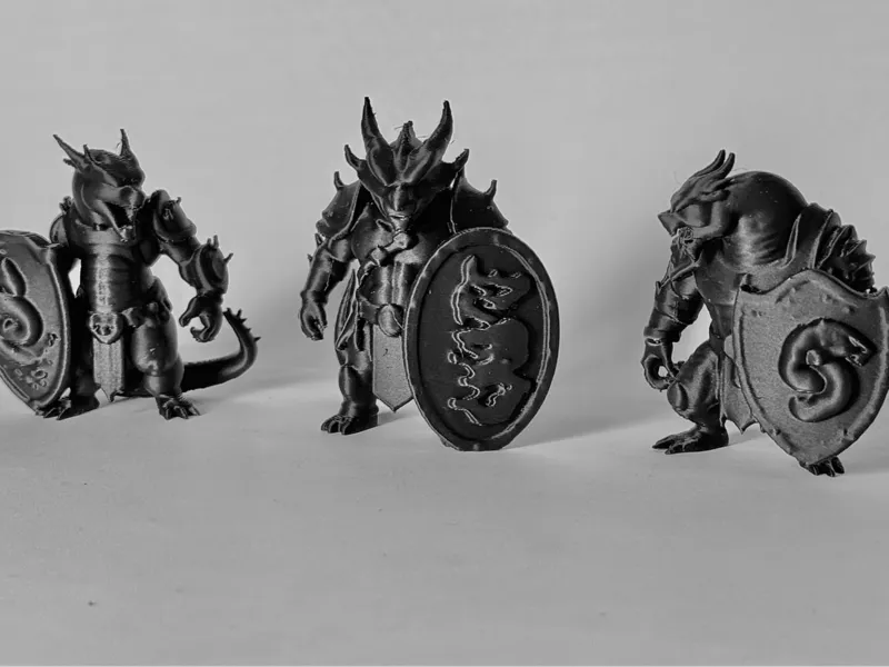 The Three Shield holders