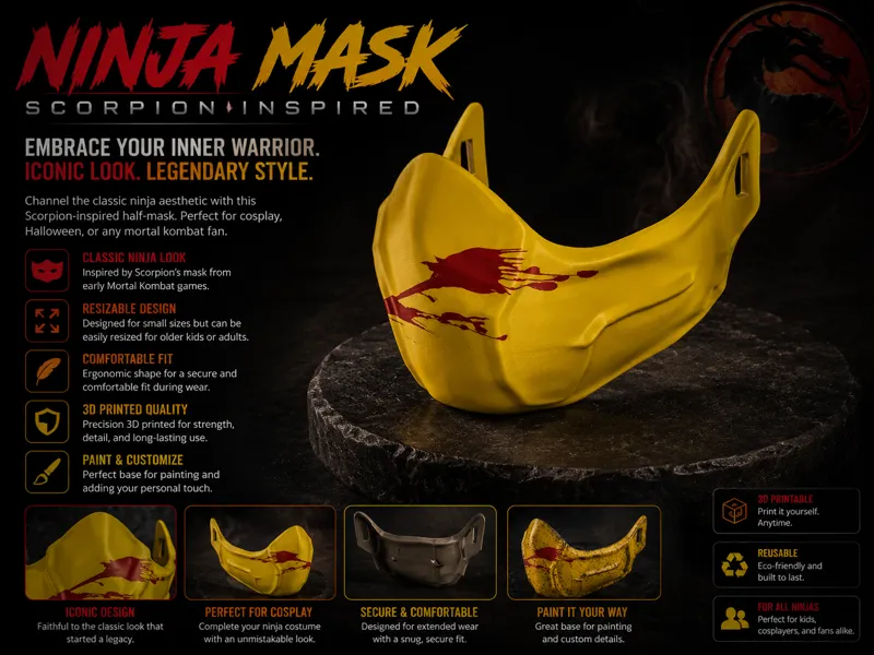 Ninja halfmask