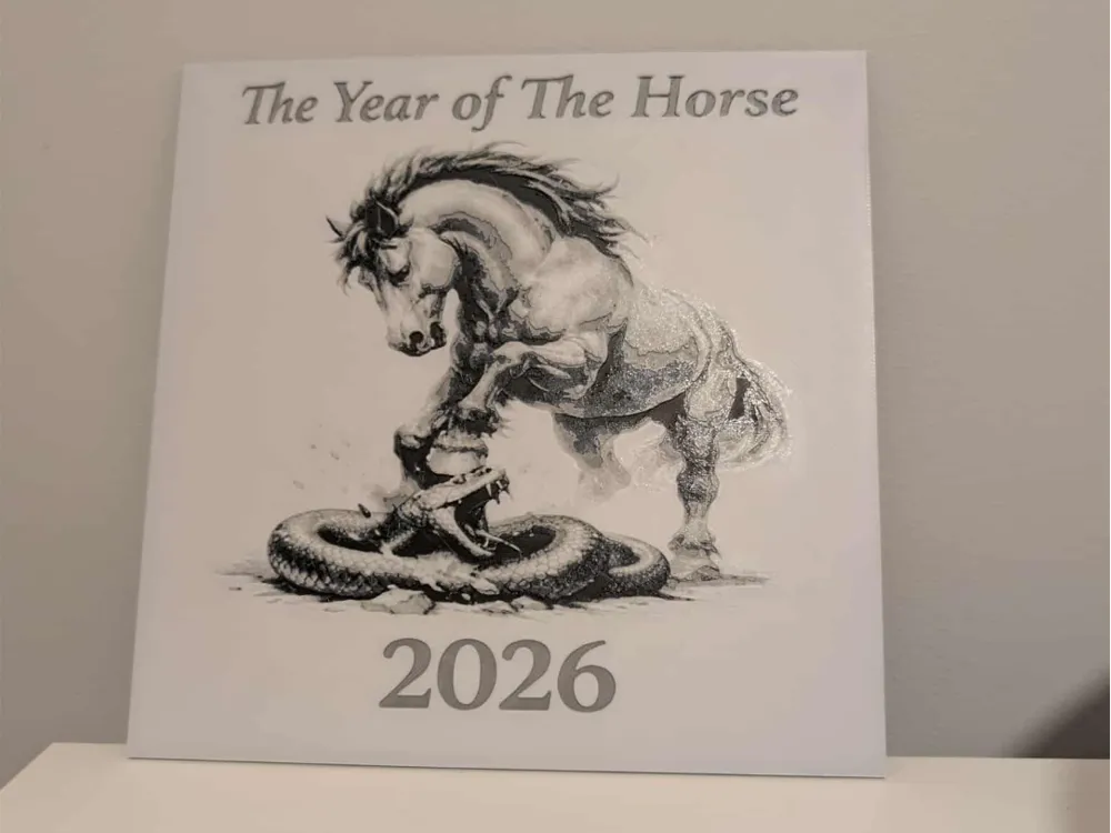 Year of the horse - 2026 - hueforge