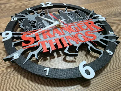 Stranger Things Wall Clock