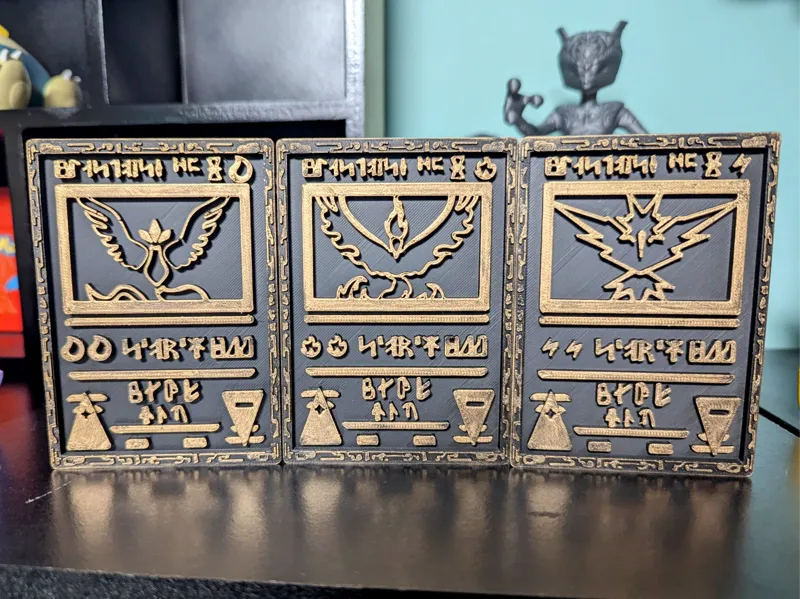 Ancient Pokemon Tablets - Legendary Bird Tro