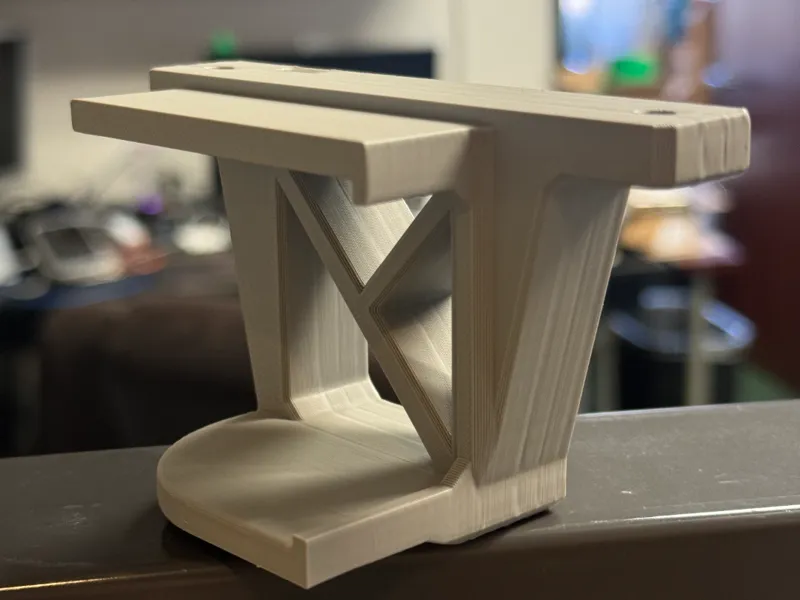 1U Switch Holder for under desk or wall mount