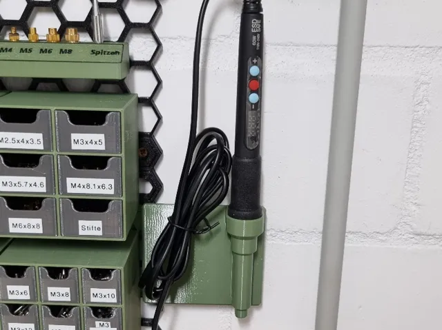 Halter für Lötkolben an der Honeycomb Wand (HSW)