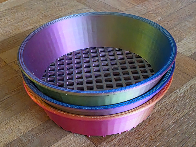 Sieb 10mm, 7mm 5,5 mm