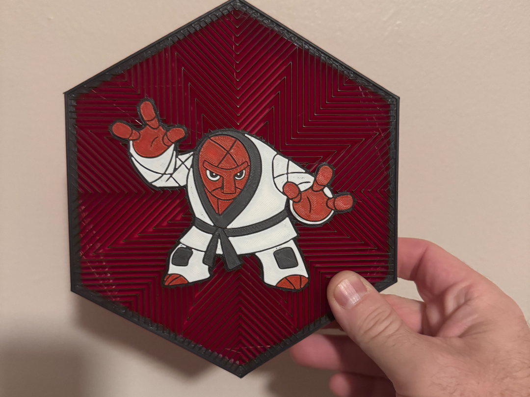 #538 Throh Hex Wall Art