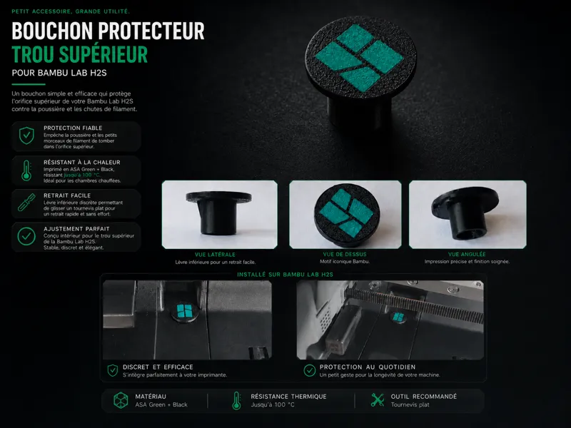 Bouchon Protecteur Supérieur H2S   Diam8