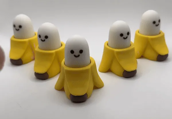 Cute Banana Keyboard Clicker - No Supports view 3