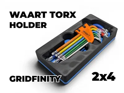 Gridfinity Waart Torx Set Holder