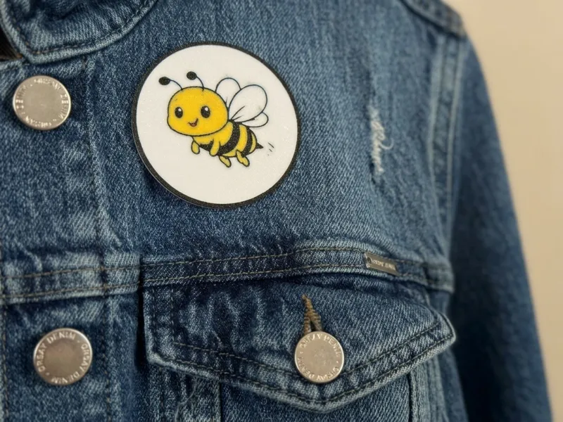 Bee Badge for Bags & Backpacks & Clothes