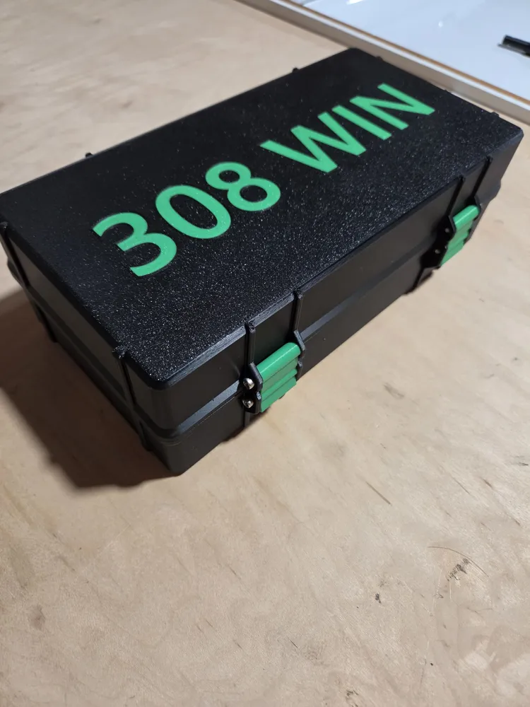 308 Winchester 200rnd Ammo Box - Free 3D Print Model - MakerWorld