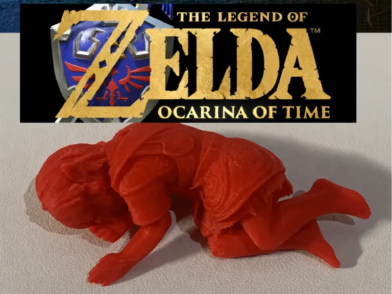 Young Link Sleeping - Zelda Ocarina of Time