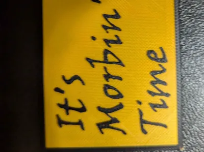 Morbius "It's Morbin Time" card (debit card size)