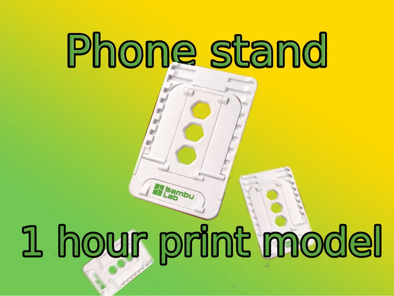 SUPER SLIM PHONE STAND (1 hour print)