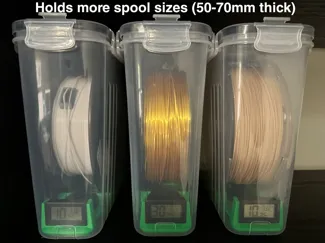 Upgraded Cereal Dry Box - Spool & Desiccant Holder