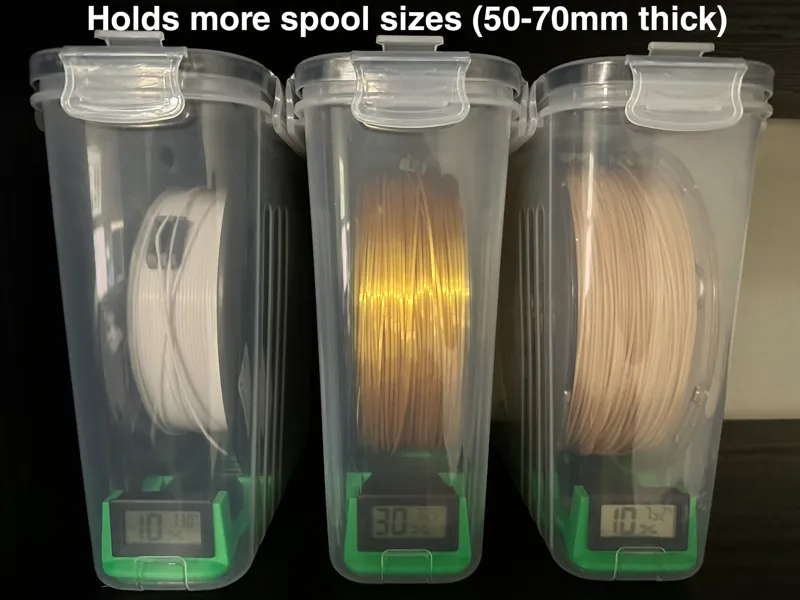 Upgraded Cereal Dry Box - Spool & Desiccant Holder