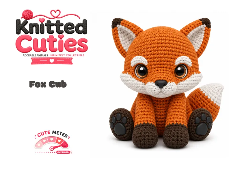 Knitted Cuties | Fox Cub