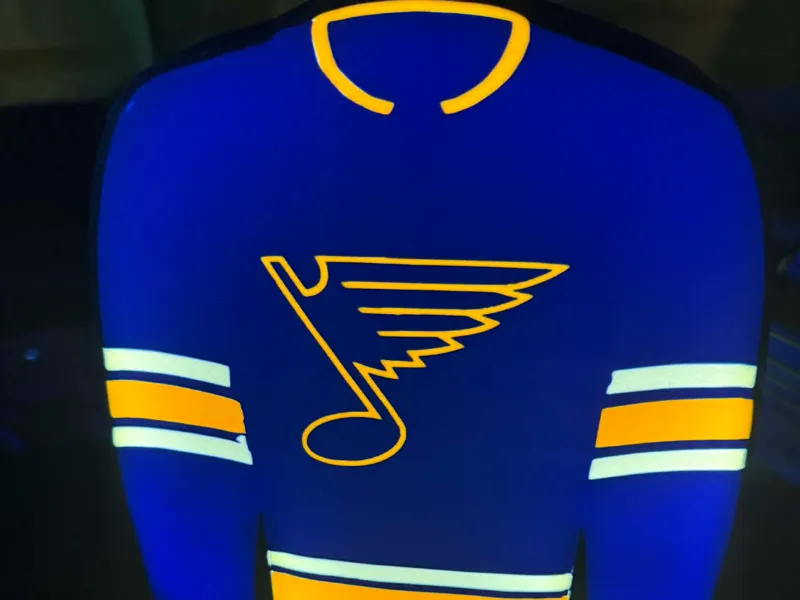 St Louis Blues Uniform Light Box