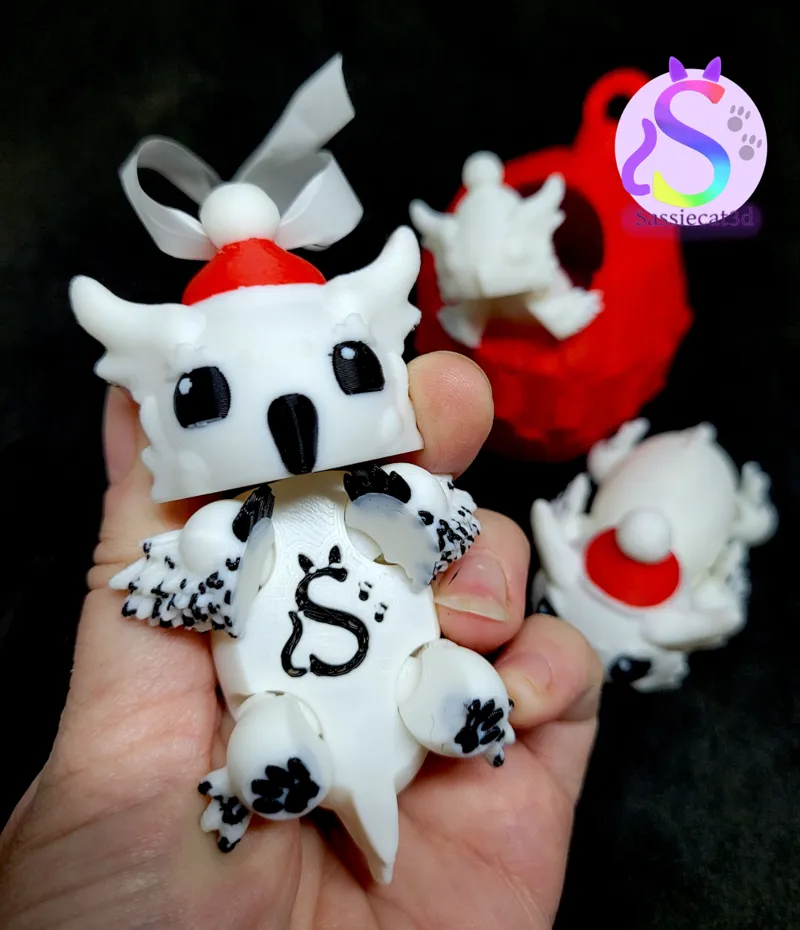 Snowy the SnowOwlBear Ornament