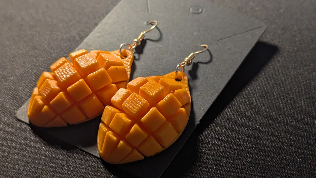 Natsu Mango Earrings - 夏マンゴー view 2