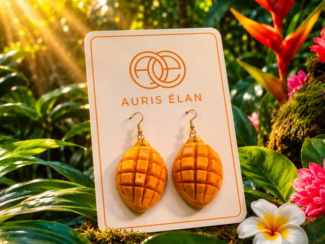 Natsu Mango Earrings - 夏マンゴー