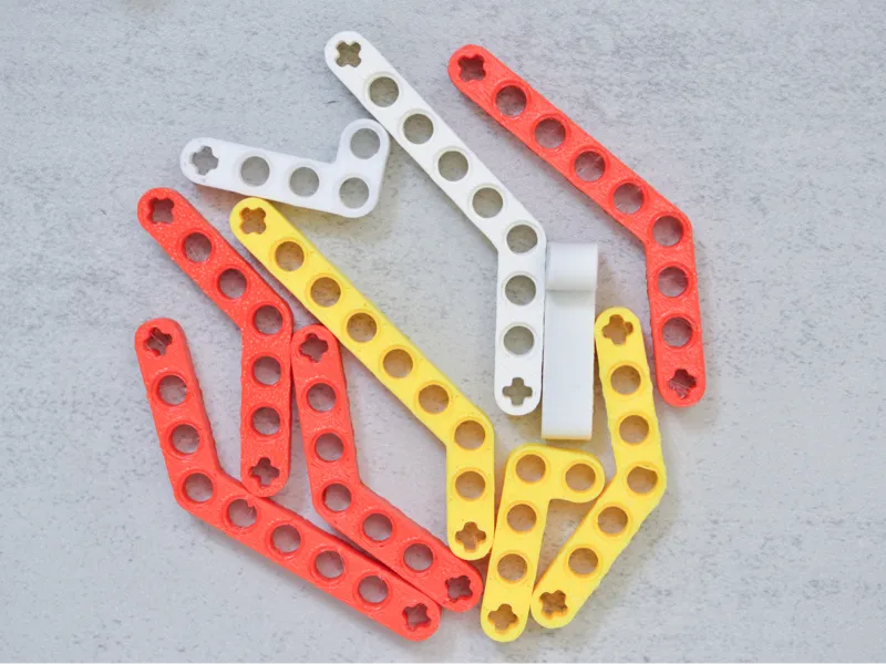 Brick Technic Beam - Liftarm Modified Bent Thick
