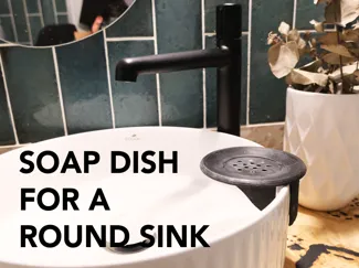 Soap Dish for round sink - 360mm diameter