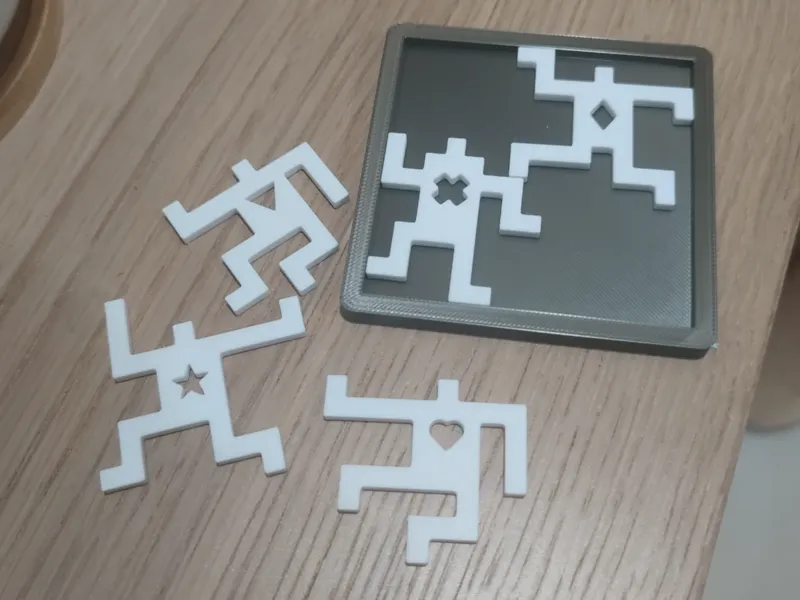 “GM的秘密基地”视频同款拼图（多色无需AMS）