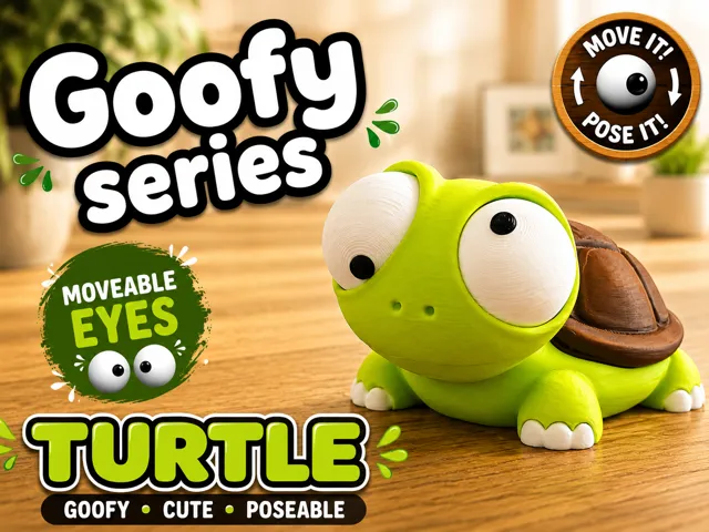 Goofy series – TURTLE Movable Eyes NOAMS