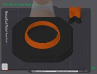 Traffic Cone with solid base