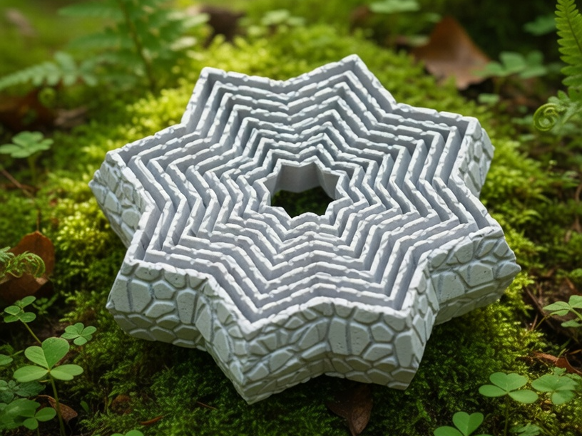 Voronoi Flexi Star Fidget – Articulated Toy